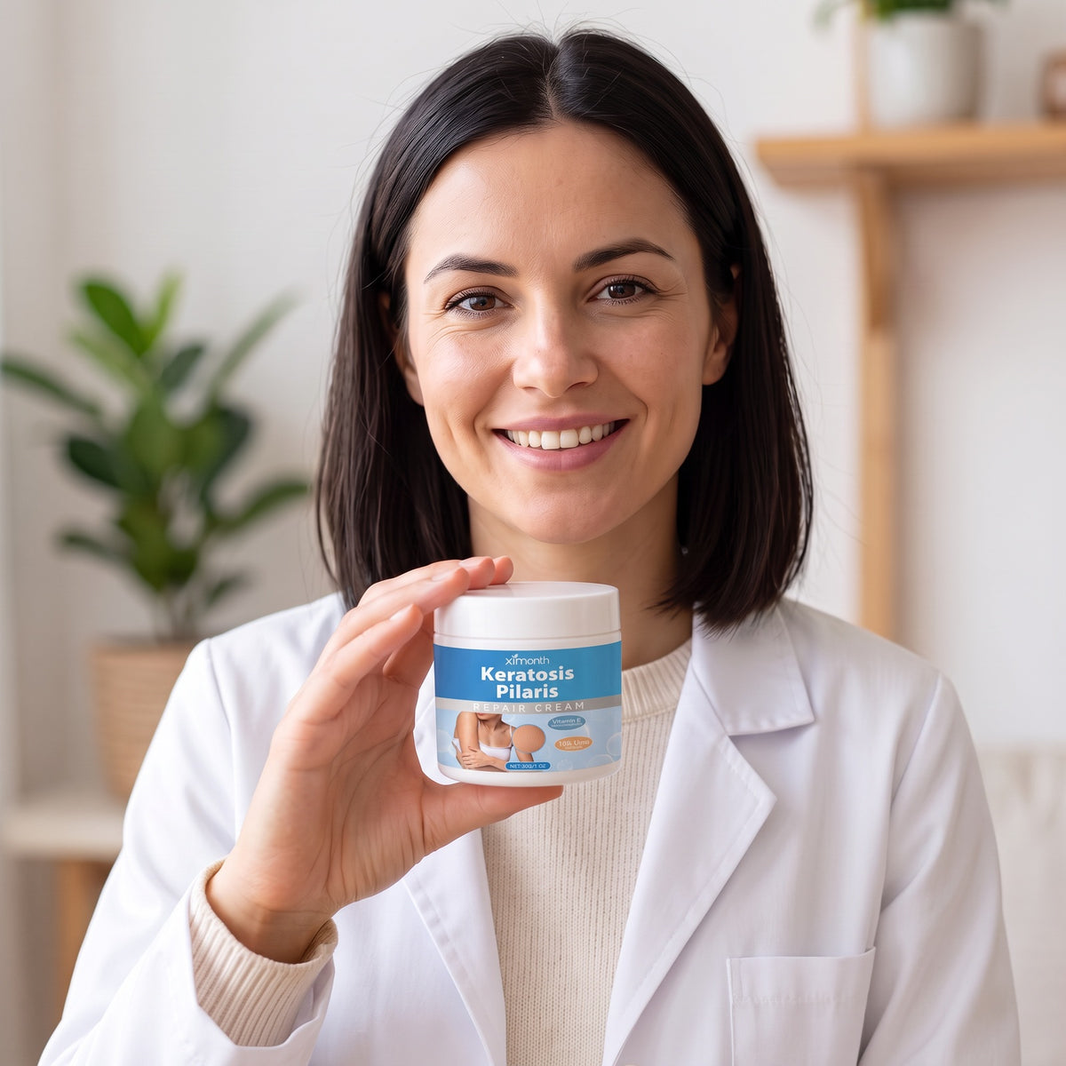 Zuri Glow 10% urea keratosis pilaris cream — the 30 g jar